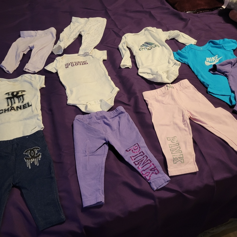 Infant Baby Girl Clothes (Size 3-6mo)